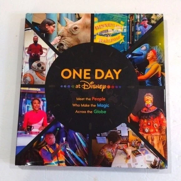 ‘One Day at Disney' Illustrated Coffee Table Book Bruce C. Steele Disney 2019 - Picture 1 of 12